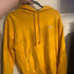 Champion Yellow Hoodie